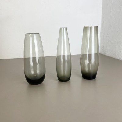 Turmalin Vases Attributed to Wilhelm Wagenfeld for WMF, Germany, 1960s, Set of 3-QZ-1265065