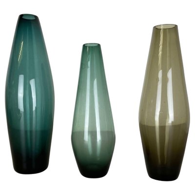 Turmalin Vases by Wilhelm Wagenfeld for WMF, Germany, 1960s, Set of 3-QZ-1175983