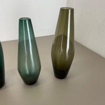 Turmalin Vases by Wilhelm Wagenfeld for WMF, Germany, 1960s, Set of 3-QZ-1175983