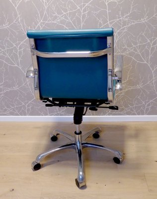 Turquoise Desk Swivel Chair, 1990s-UML-1816634