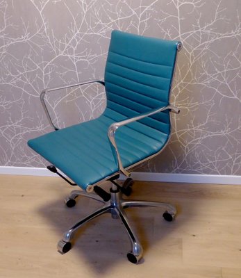 Turquoise Desk Swivel Chair, 1990s-UML-1816634