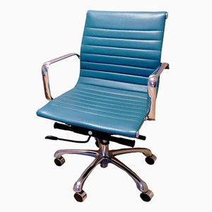 Turquoise Desk Swivel Chair, 1990s-UML-1816634