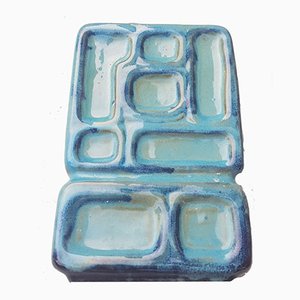 Turquoise Rectangular Ceramic Vase-QDP-943816