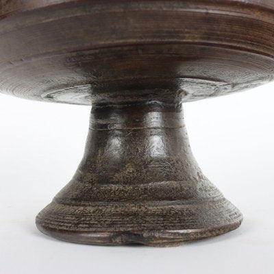 Tuscan Round Fruit Stand in Walnut-VMM-1713197