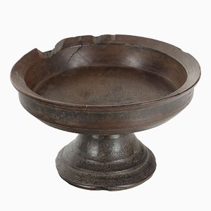 Tuscan Round Fruit Stand in Walnut-VMM-1713197