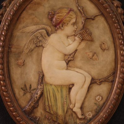 Tuscan Terracotta Cherub Panels, Set of 2-RP-1812494