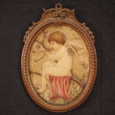 Tuscan Terracotta Cherub Panels, Set of 2-RP-1812494