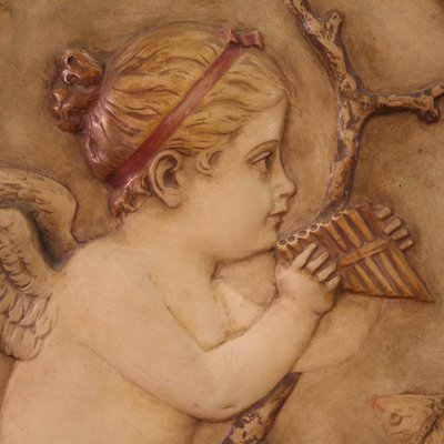 Tuscan Terracotta Cherub Panels, Set of 2-RP-1812494