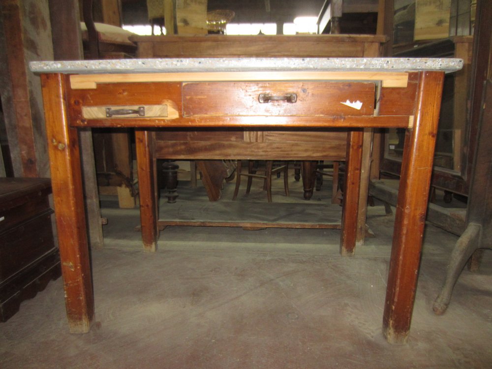 Tuscan Worktable or Kitchen Front, 1950s