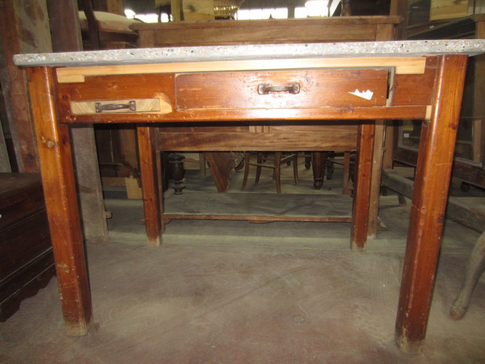 Tuscan Worktable or Kitchen Front, 1950s