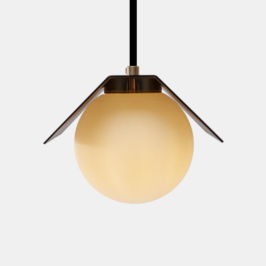 Twain Ex Jet Black Suspended Light by Lexavala