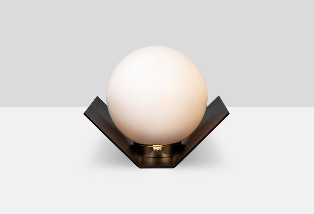 Twain Ex Jet Black Wall Light by Lexavala