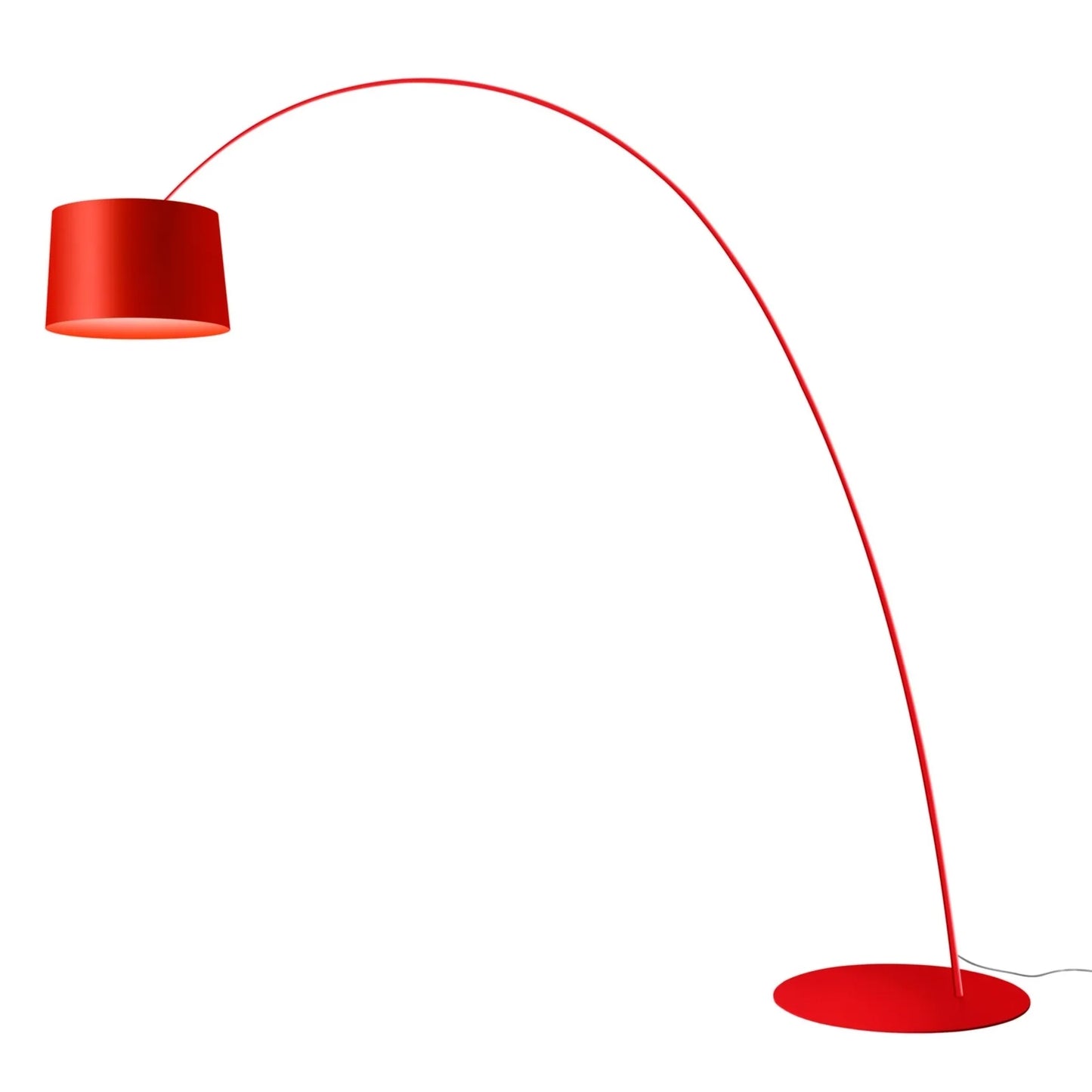 Twiggy Elle - Led Composite Material Arc Lamp by Foscarini #Crimson