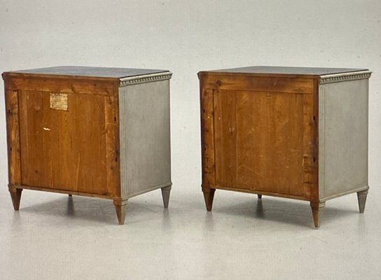 Twin Chests of Drawers with Special Shape and Color, 1890s, Set of 2-VAP-2034742