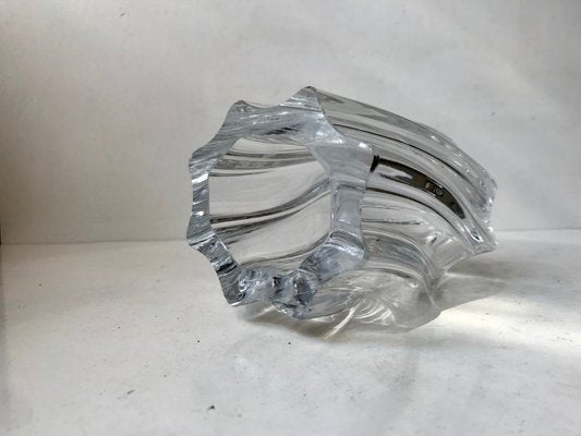 Twisted Art Glass Vase by Anna Ehrner for Kosta Boda, 1980s-LCR-965146