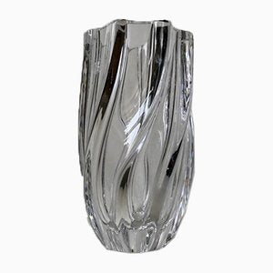 Twisted Art Glass Vase by Anna Ehrner for Kosta Boda, 1980s-LCR-965146