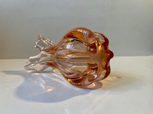 Twisted Vase in Pink Murano Glass from Seguso, 1960s-LCR-1017411