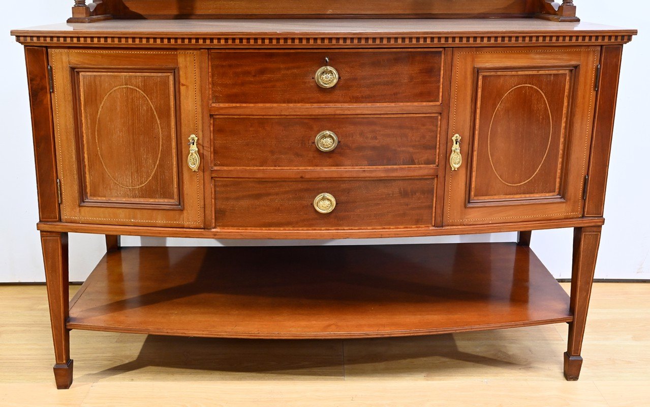 Two-Body Mahogany Buffet, 1920s