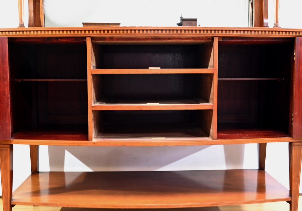 Two-Body Mahogany Buffet, 1920s