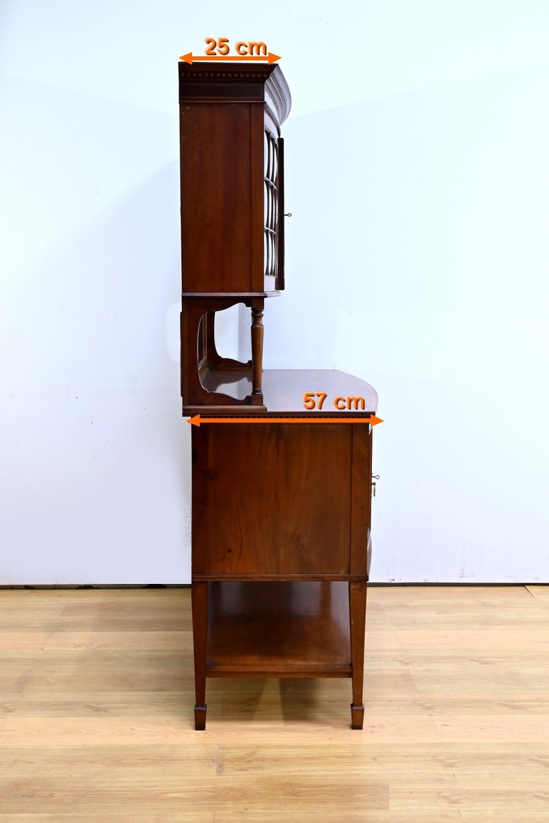 Two-Body Mahogany Buffet, 1920s