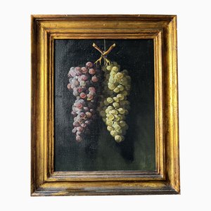 Two Bunches of Grapes, Oil on Canvas, 18th Century-OSP-2027160