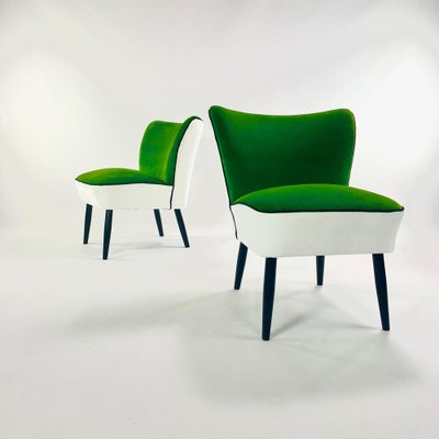 Two-Color Cocktail Armchairs, 1950s, Set of 2-PMQ-1705278