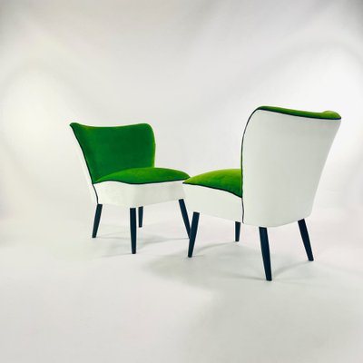 Two-Color Cocktail Armchairs, 1950s, Set of 2-PMQ-1705278