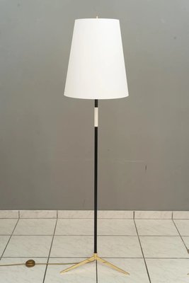 Two Kalmar Floor Lamps Around 1950s With Fabric Shades by J. T. Kalmar, Set of 2-SPD-1314987