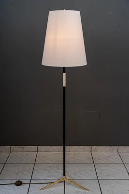 Two Kalmar Floor Lamps Around 1950s With Fabric Shades by J. T. Kalmar, Set of 2-SPD-1314987