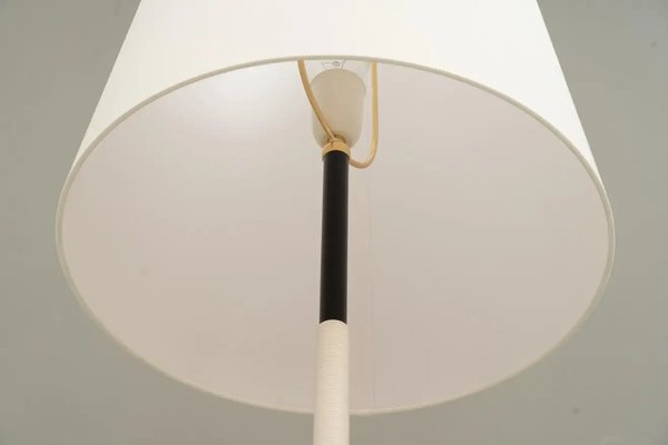 Two Kalmar Floor Lamps Around 1950s With Fabric Shades by J. T. Kalmar, Set of 2-SPD-1314987