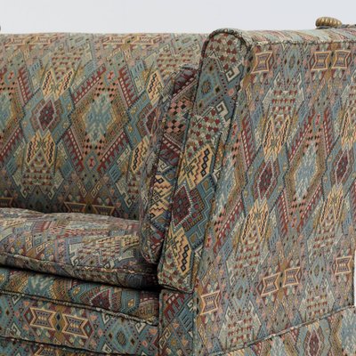 Two Seater Knole Sofa in Arts and Crafts Upholstery-SV-1756598