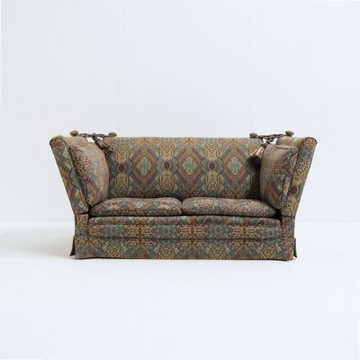 Two Seater Knole Sofa in Arts and Crafts Upholstery-SV-1756598