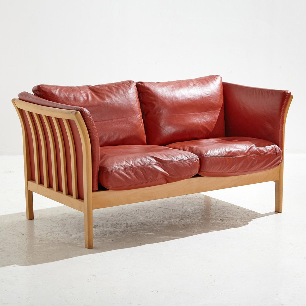 Two-Seater Stouby Leather Sofa