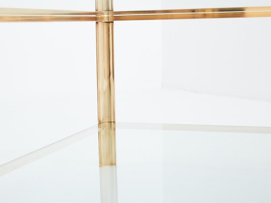 Two-Tier Bronze Coffee Table by J.T. Lepelletier for Broncz, 1960s-YJA-1787857