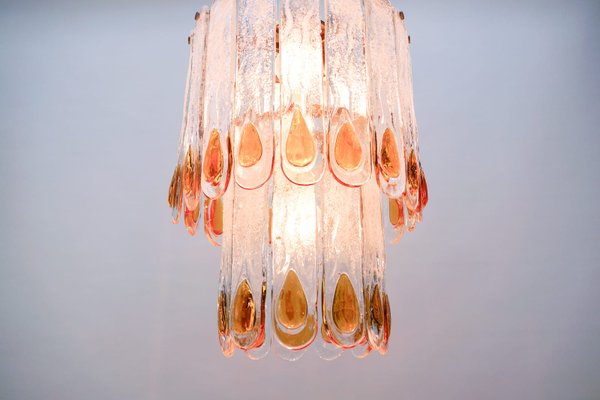 Two-Tier Murano Glass Pendant Light, 1960s-KQB-1175253