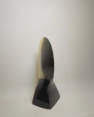 Two-Tone Abstract Sculpture, 1980s, Resin-ZST-1793533