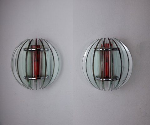 Two-Tone Sconces from Veca, Italy, 1970s, Set of 2-EJE-953914