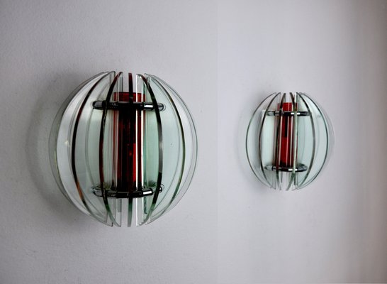 Two-Tone Sconces from Veca, Italy, 1970s, Set of 2-EJE-953914