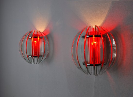 Two-Tone Sconces from Veca, Italy, 1970s, Set of 2-EJE-953914