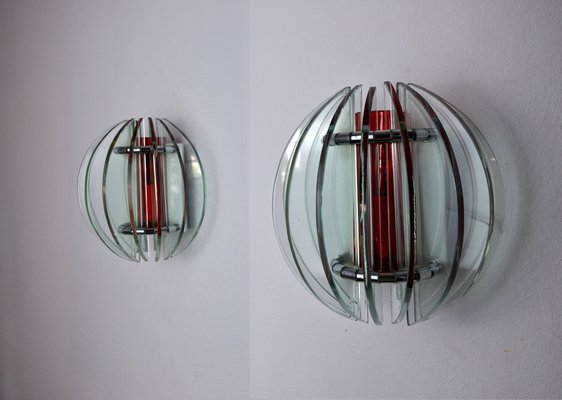 Two-Tone Sconces from Veca, Italy, 1970s, Set of 2-EJE-953914