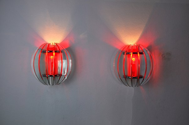 Two-Tone Sconces from Veca, Italy, 1970s, Set of 2-EJE-953914