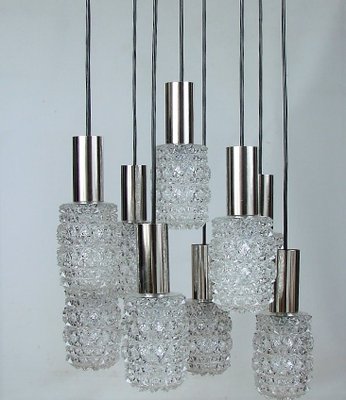 Type 421 Cascade Chandelier from Bankamp Leuchten, Neheum, 1960s-XHP-1402379