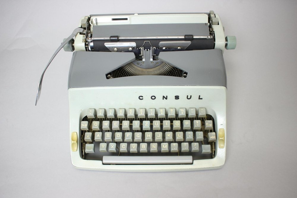 Typewriter from Consul, Czechoslovakia, 1962s