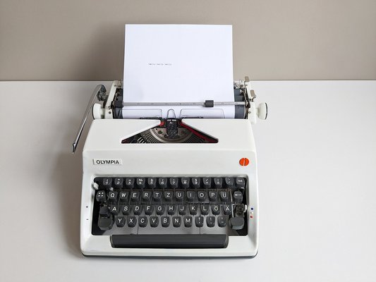 Typewriter from Olympia, Germany, 1970s-BLG-1796361