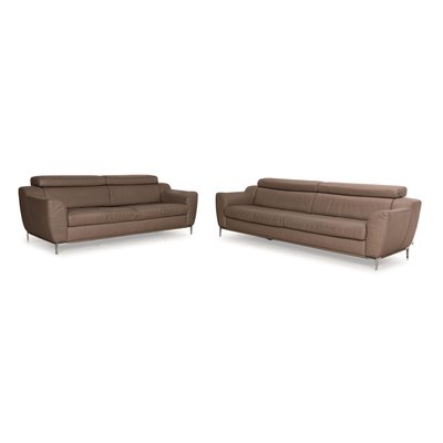 Tyra Leather Sofas from Ewald Schillig, Set of 2-RQW-2028474