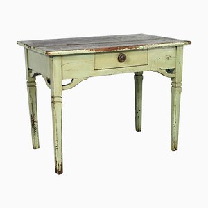 Tyrolean Art Nouveau Desk Table in Varnished Larch, 1890s-NJV-1369537