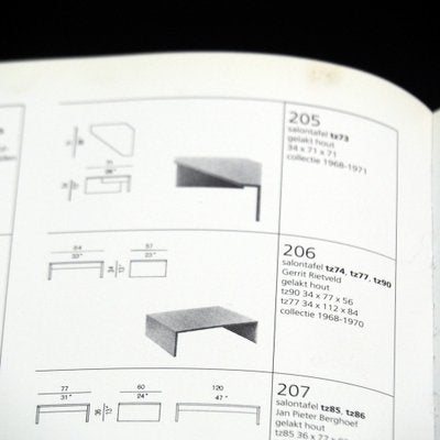 Tz77 Coffee Table by Gerrit Thomas Rietveld for T Spectrum, 1968-SV-1820130