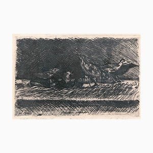 Uccellini Imbalsamati (Embalmed Birds) - Etching by Luigi Bartolini - 1943 1943-ZCI-759040