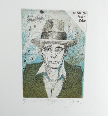 Udo Nolte, Joseph Beuys, Etching, 1984-RCH-1751702