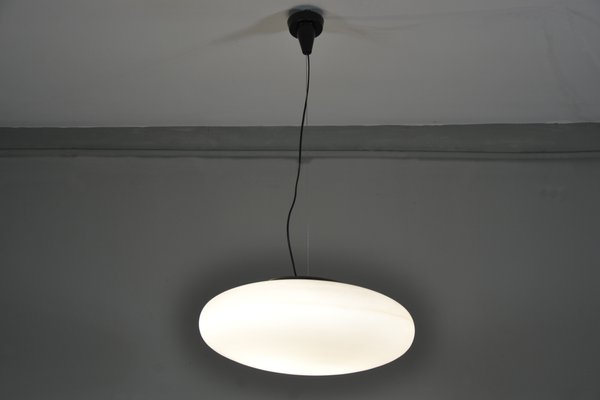 Ufo Glass Pendant Lamp in the Style of Stilnovo Italy, 1950s-QZZ-1124566